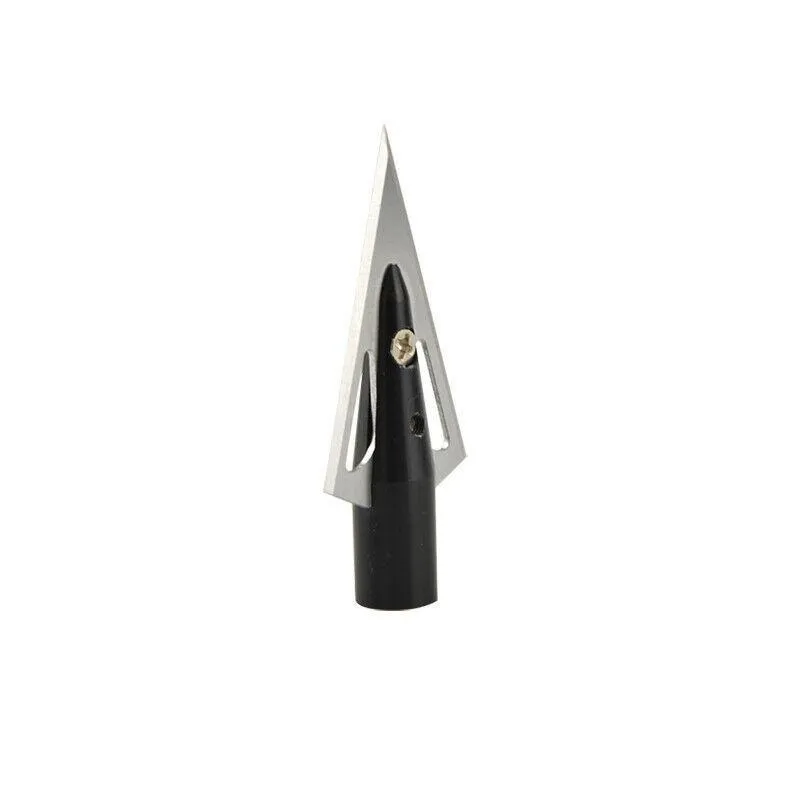🎯Archery 2 Blade Arrowheads 100 Grain Glue on Points 3D Hunting Practice for Compound Recurve Bow