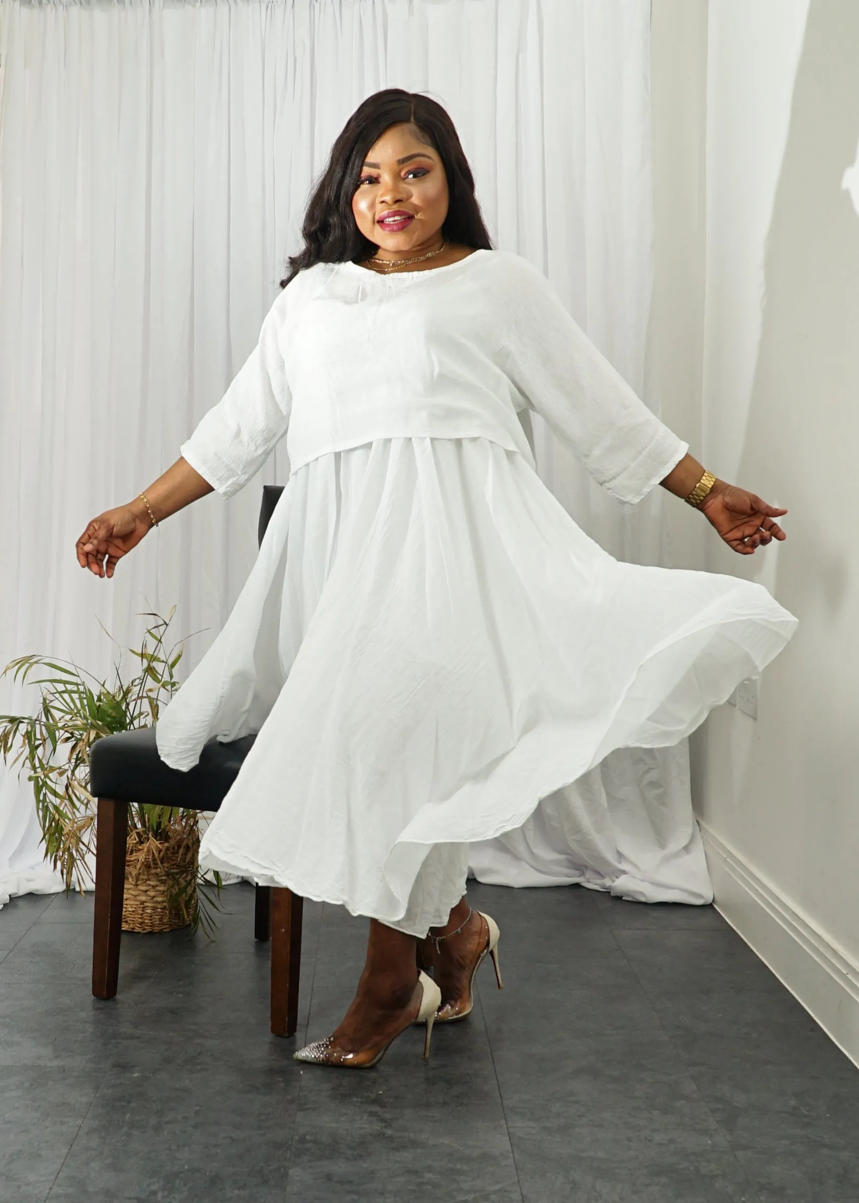 Ayana Two Piece Cami Dress Set