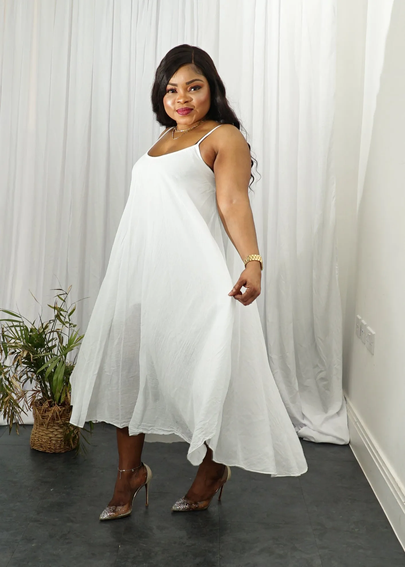 Ayana Two Piece Cami Dress Set