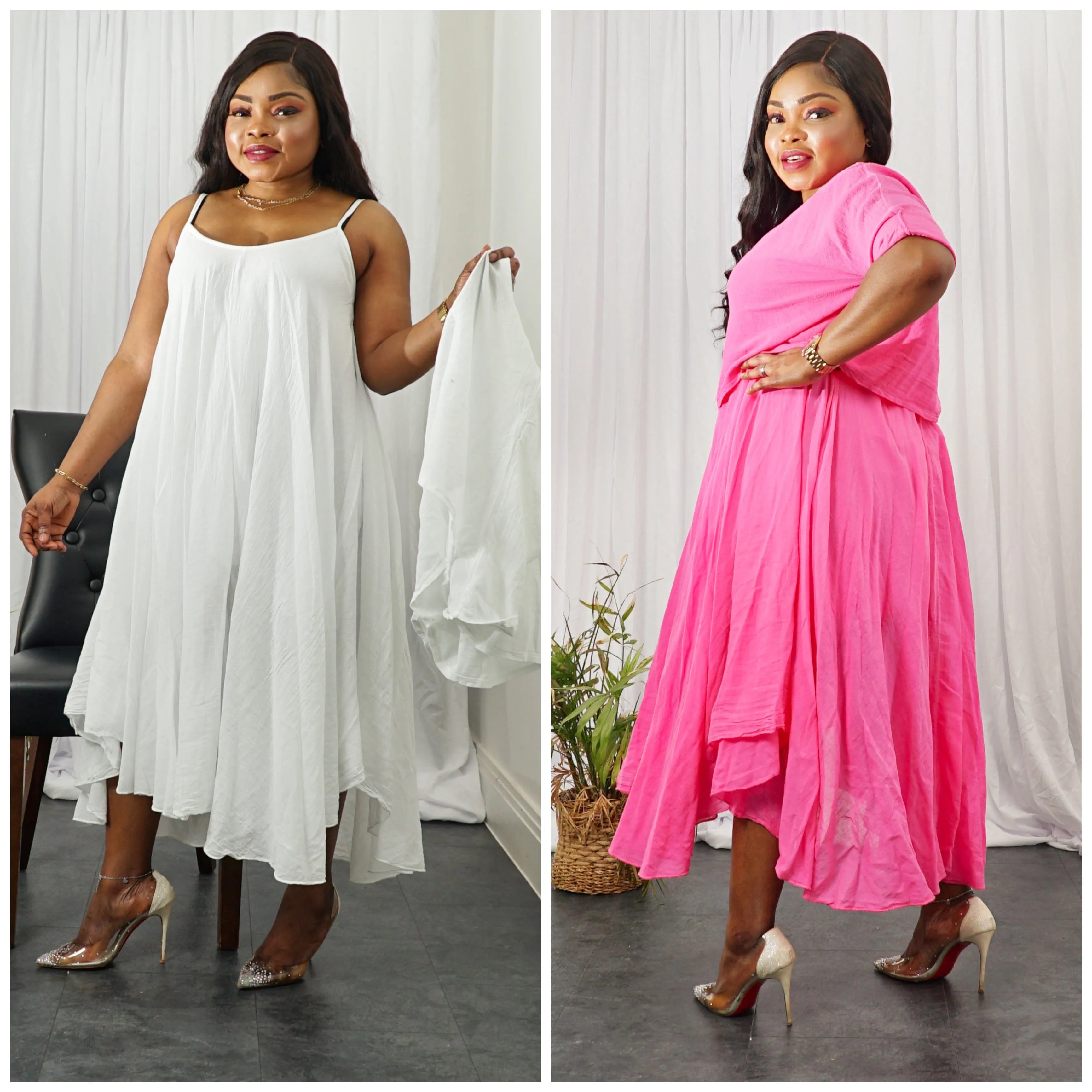 Ayana Two Piece Cami Dress Set