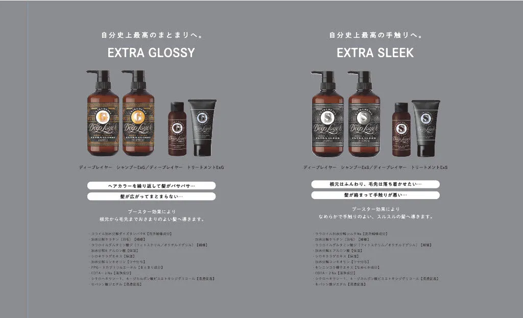 b-ex(MOLTOBENE) deep layer shampoo ExG (10ml) and treatment ExG (10g)