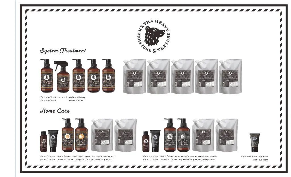 b-ex(MOLTOBENE) deep layer shampoo ExG (10ml) and treatment ExG (10g)