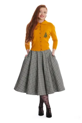 Back to Business 1950s Full Swing Skirt