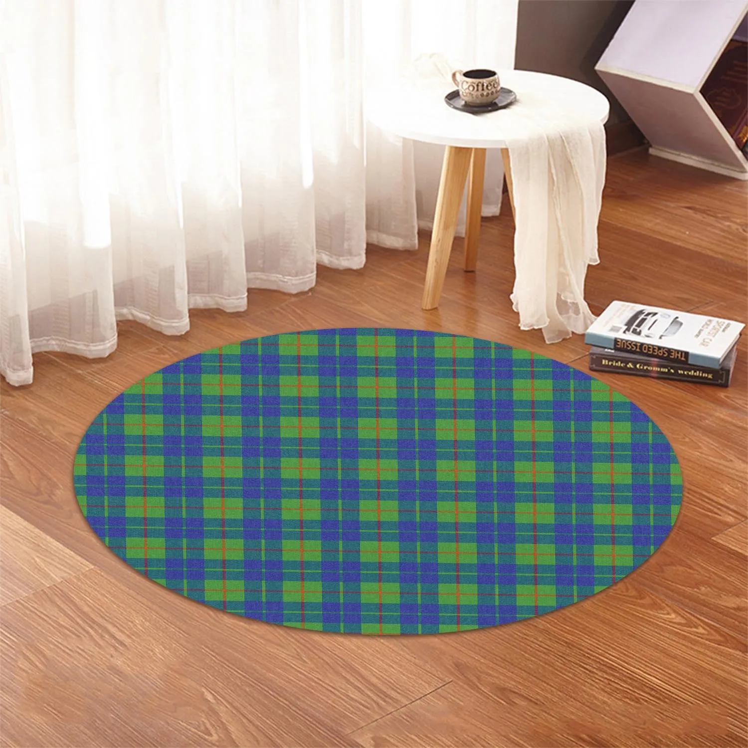 Barclay Hunting Ancient Tartan Round Rug