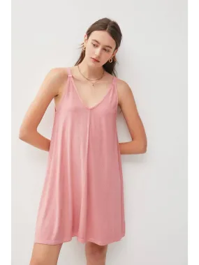 Be Cool Ribbed V-Neck Knit Dress