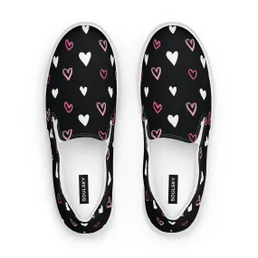 BE MY VALENTINE Men’s Slip-On Canvas Shoes