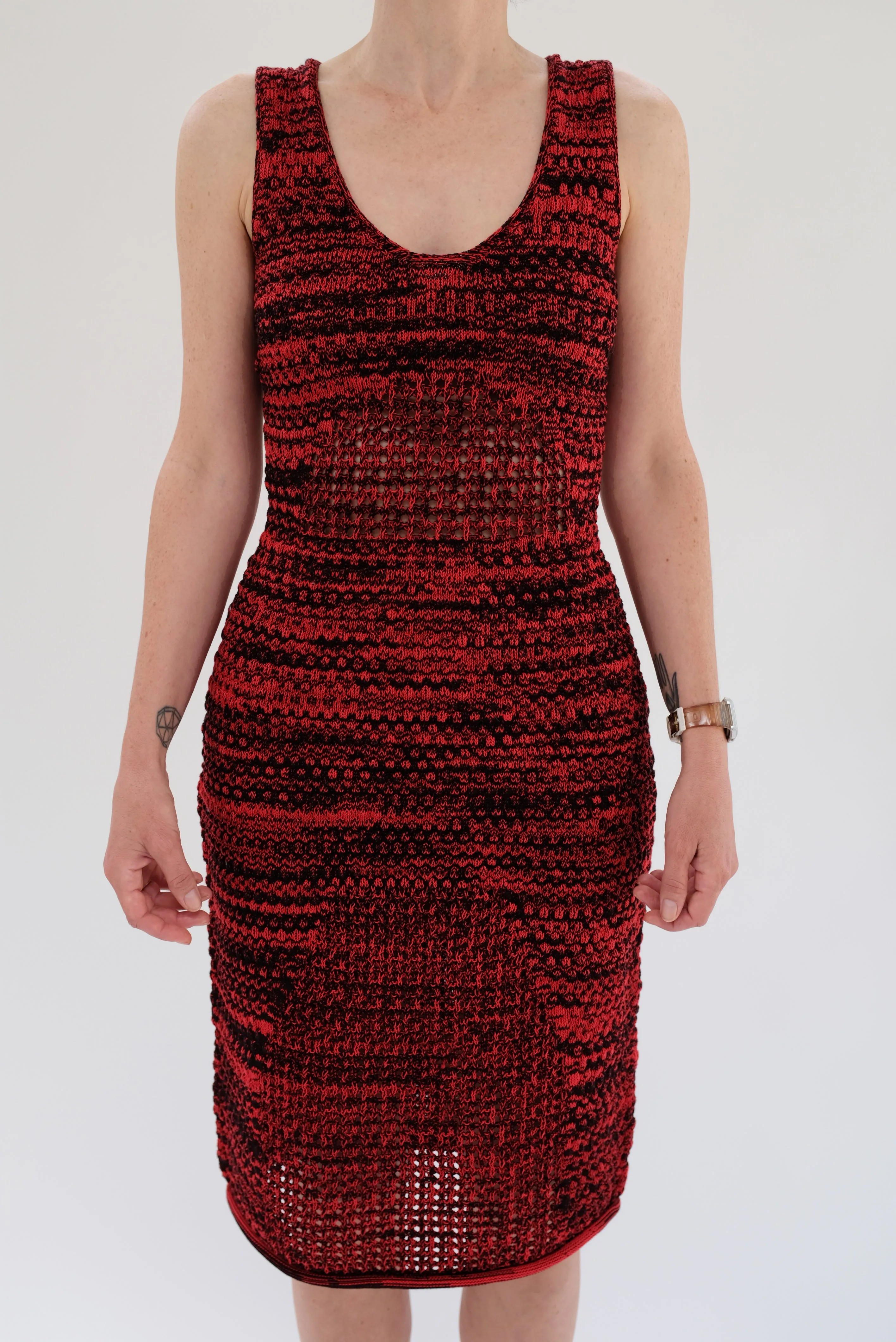 Beklina Haptic Tank Dress Roja