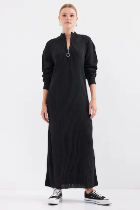 BGD Women Knit Dress - Black - Avondale