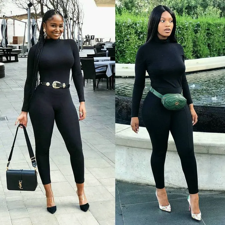 Black jumpsuit