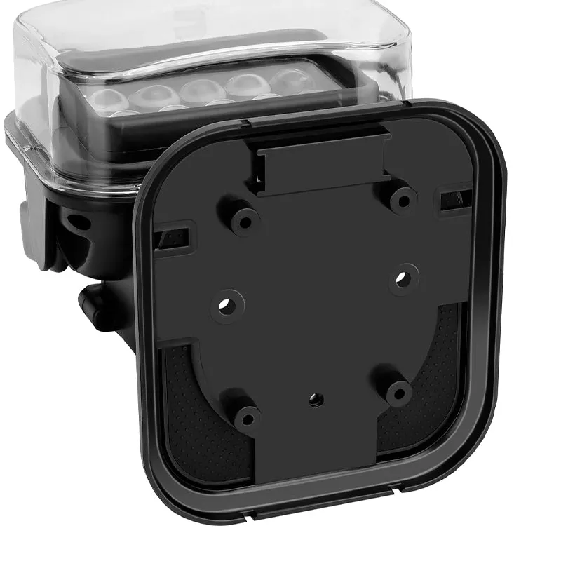 Black/White High Power 50W 360° LED Search Spotlight Remote Controlled Work Light