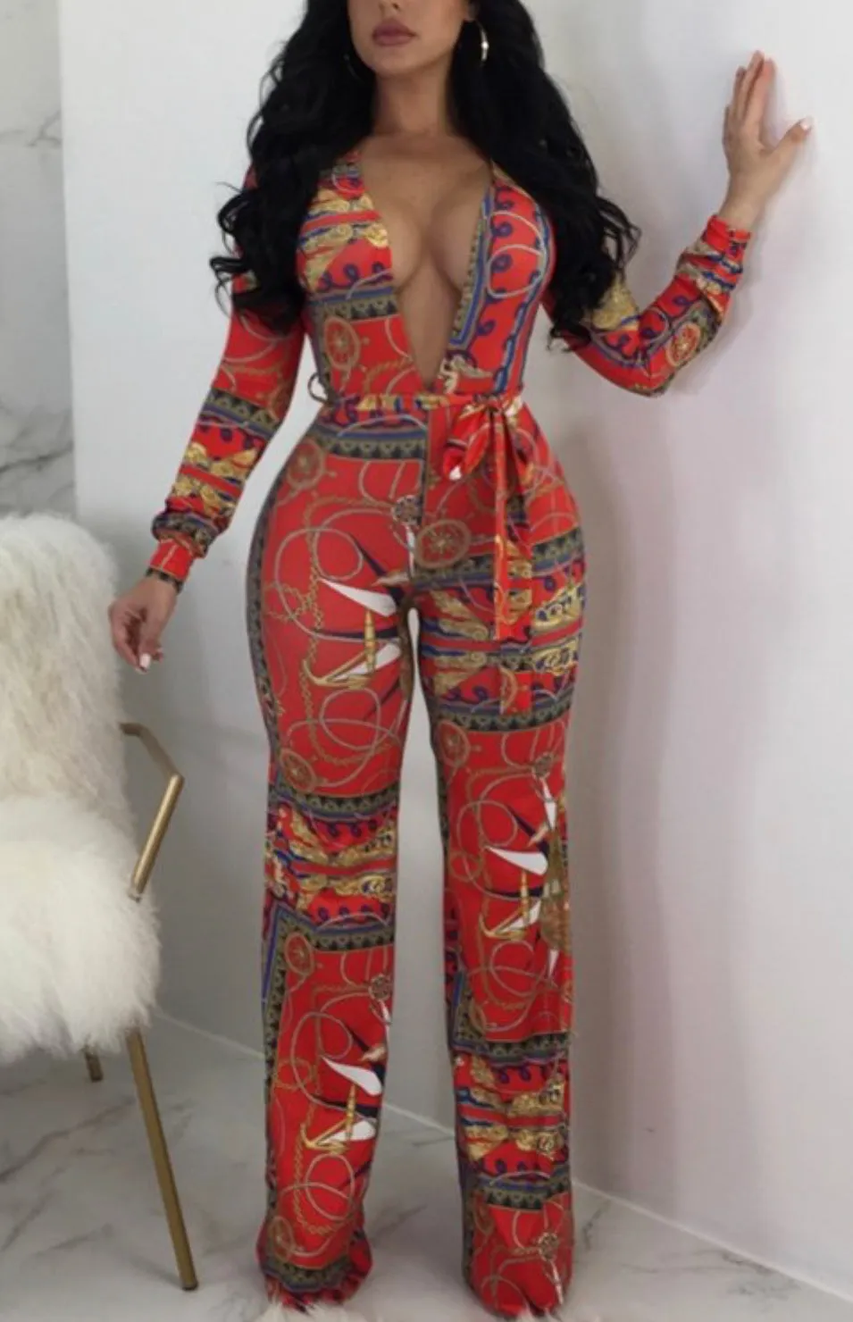 Chasity Chain Jumpsuit