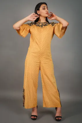 Chevron Embroidered Jumpsuit