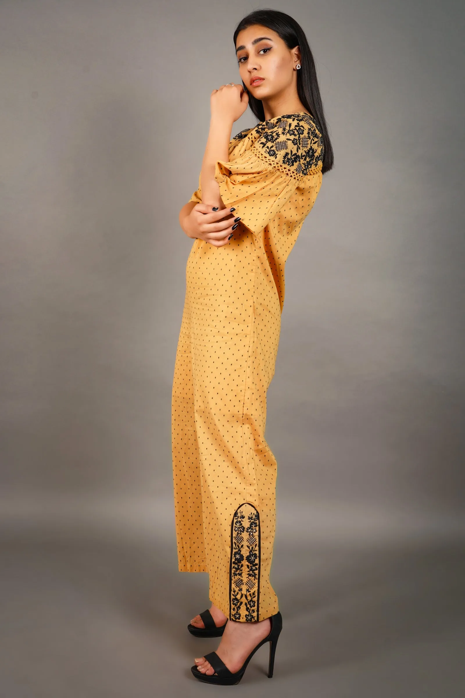 Chevron Embroidered Jumpsuit
