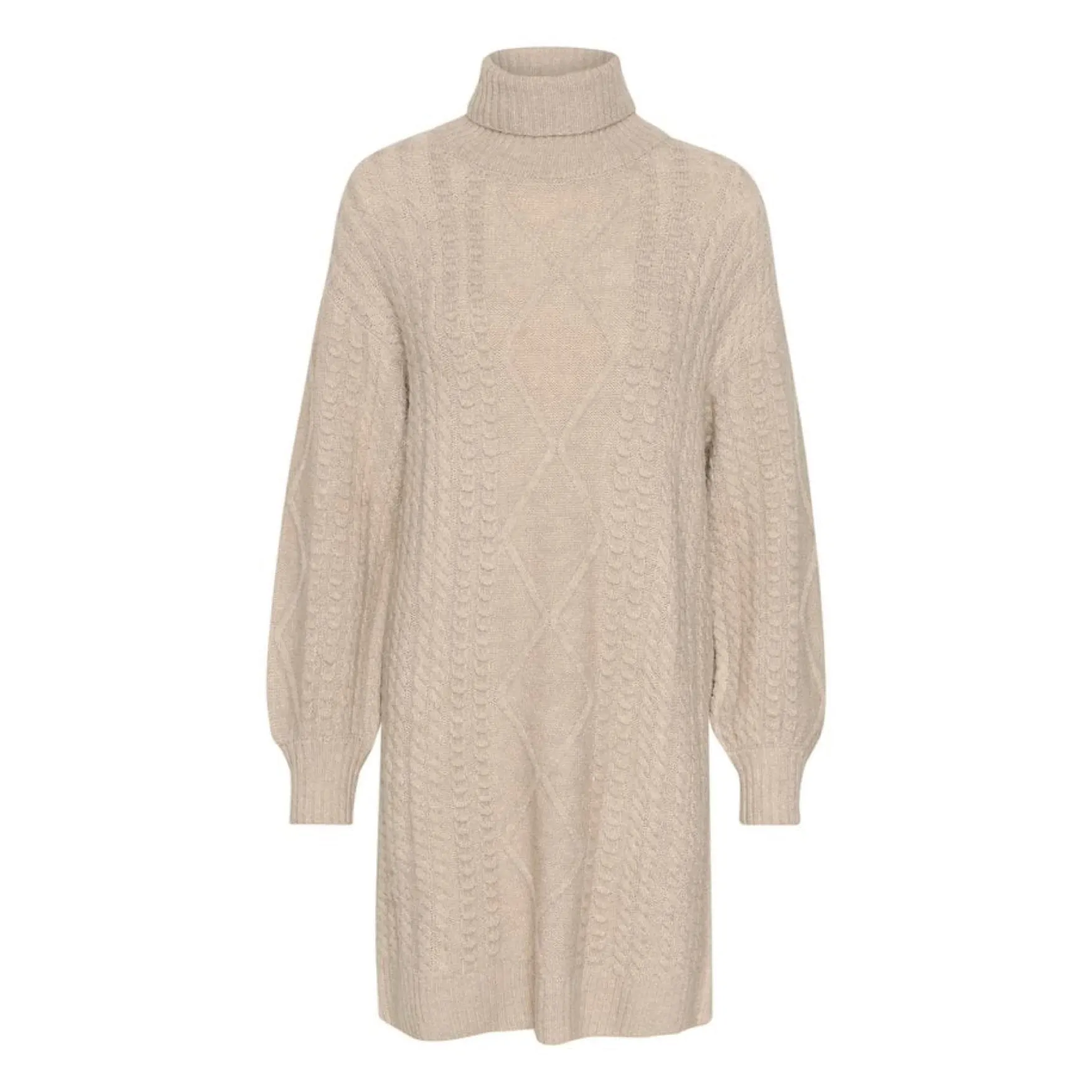 Cream Pumpkin Knit Dress