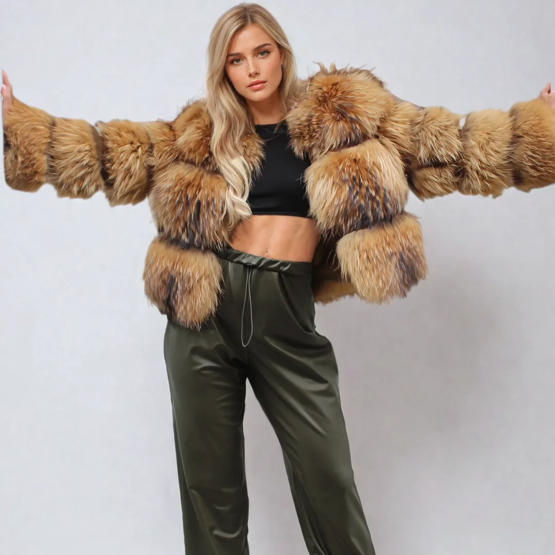 DACY | Stylish faux fur coat