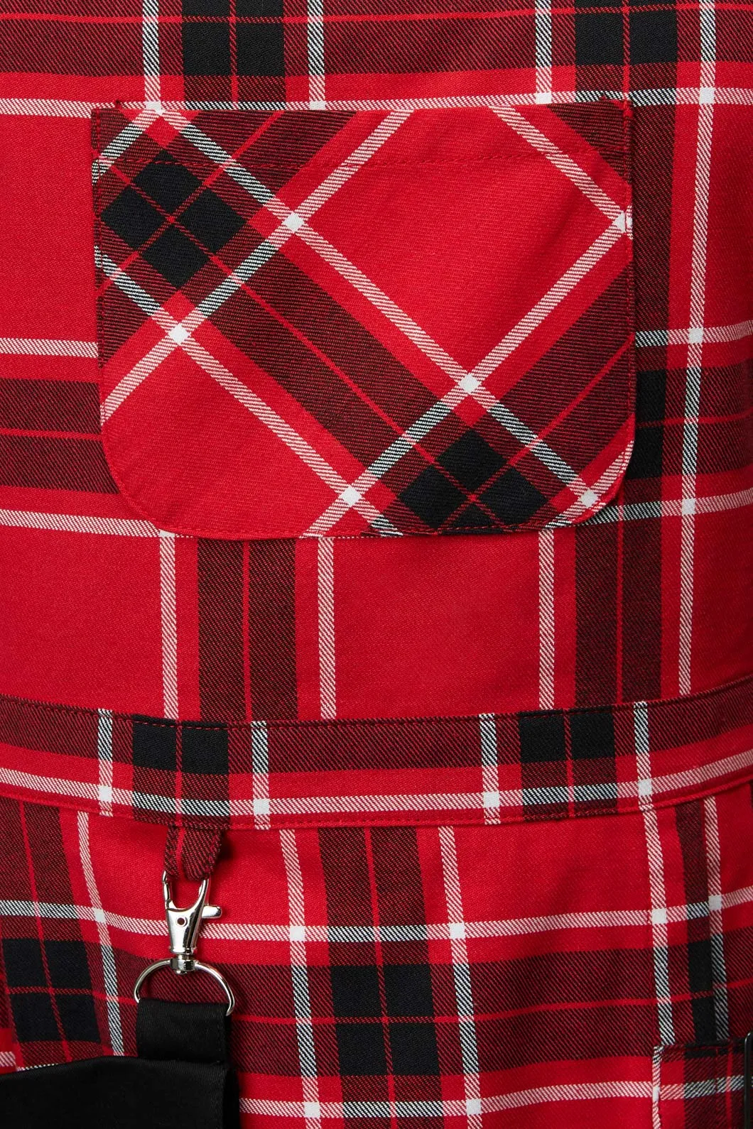 Demonic Tartan Pinafore