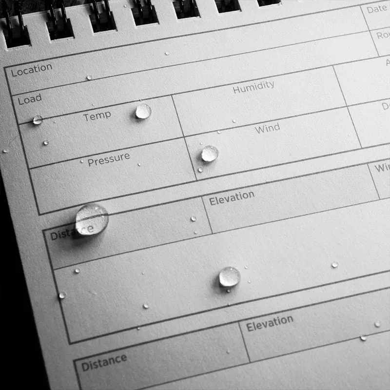 DOPE Logbook Top Spiral  4" x 6"