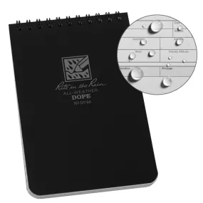 DOPE Logbook Top Spiral  4" x 6"