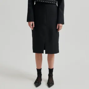 Elegance Pencil Skirt - Black
