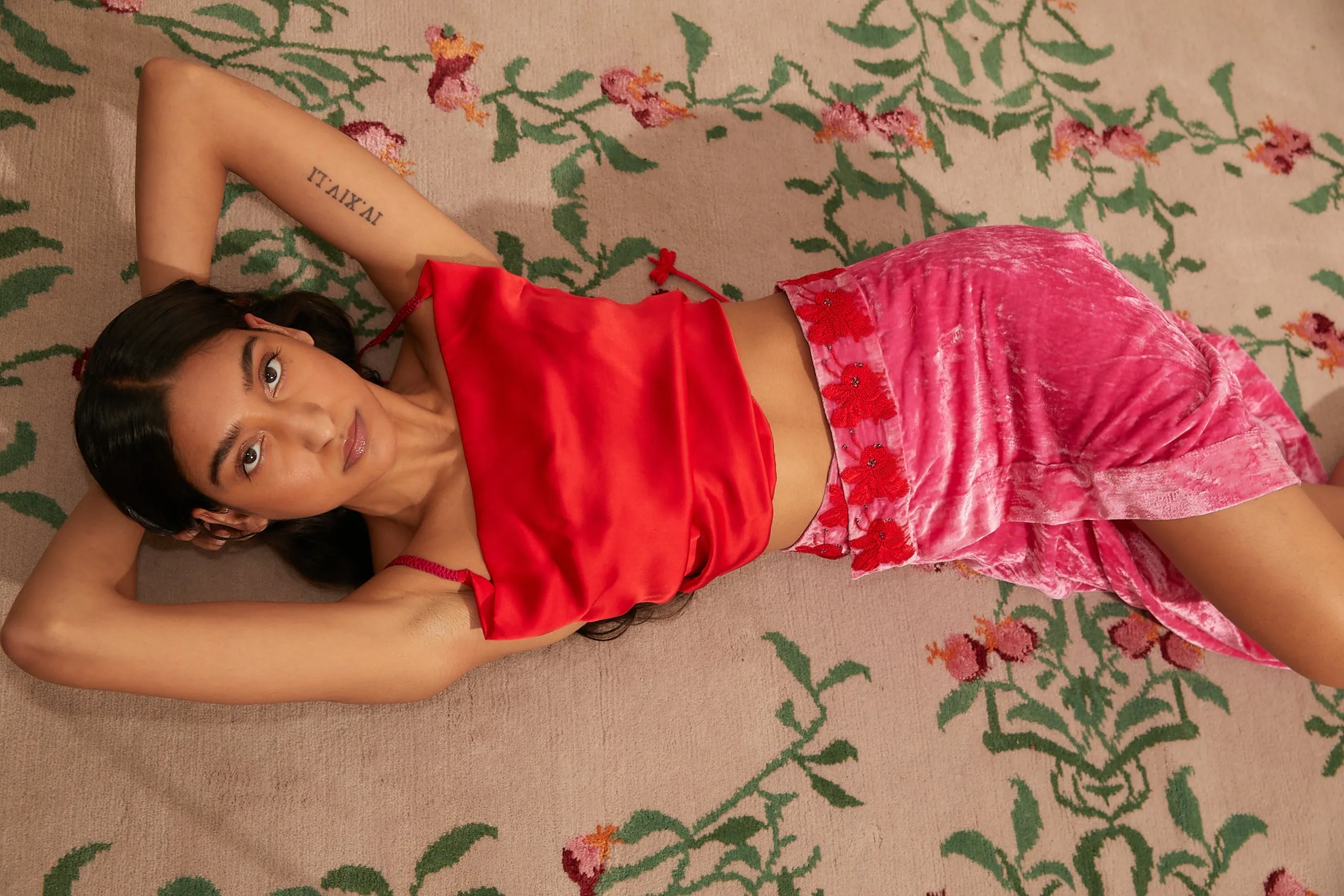 Fairy Silk Velvet Wrap Skirt