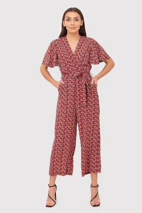 Flutter Petals Floral Jumpsuit