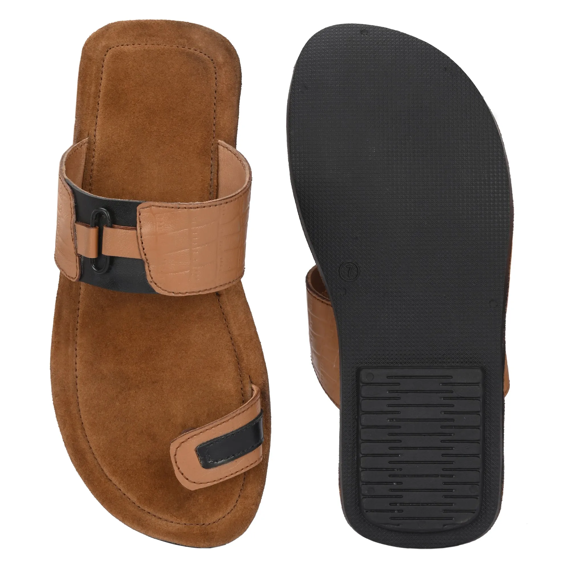 Iconic Genuine Premium Leather Slippers For Men's