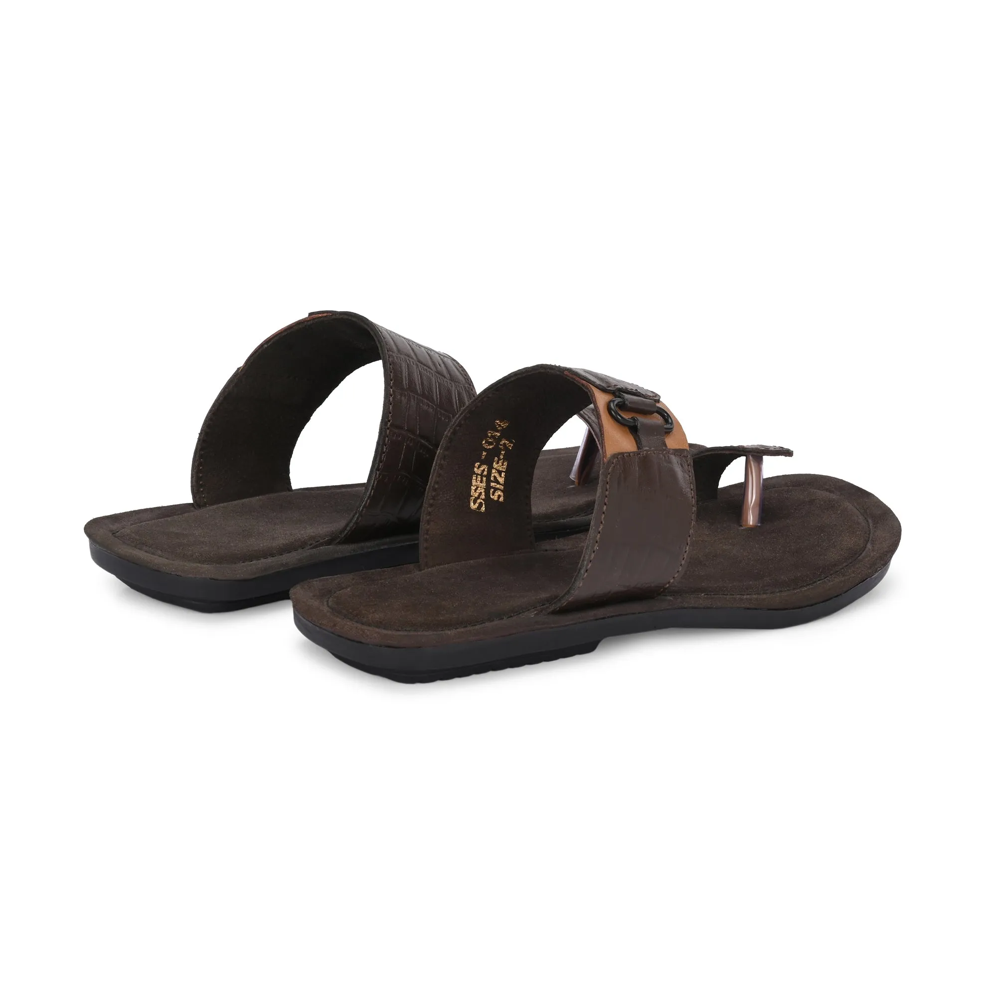 Iconic Genuine Premium Leather Slippers For Men's
