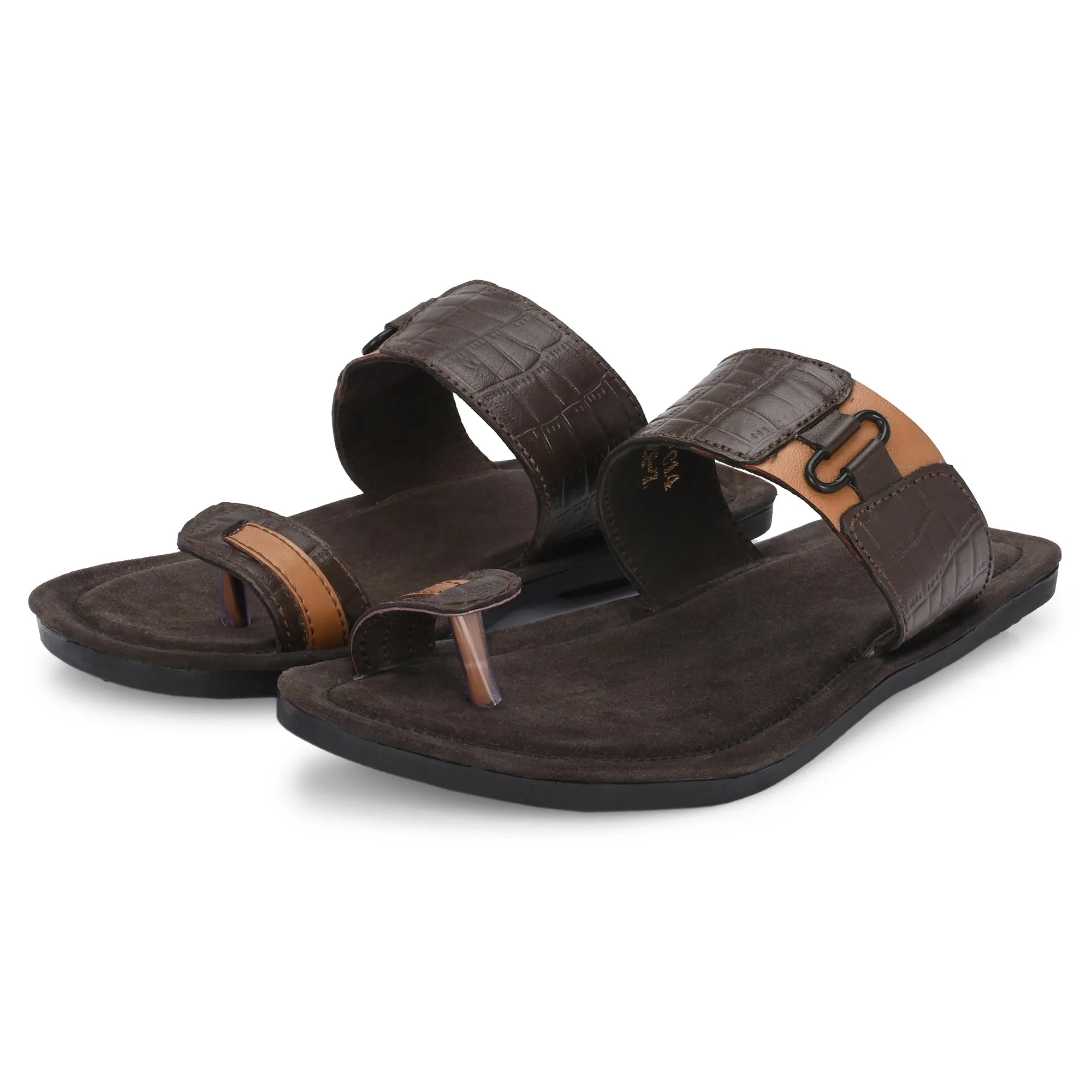 Iconic Genuine Premium Leather Slippers For Men's