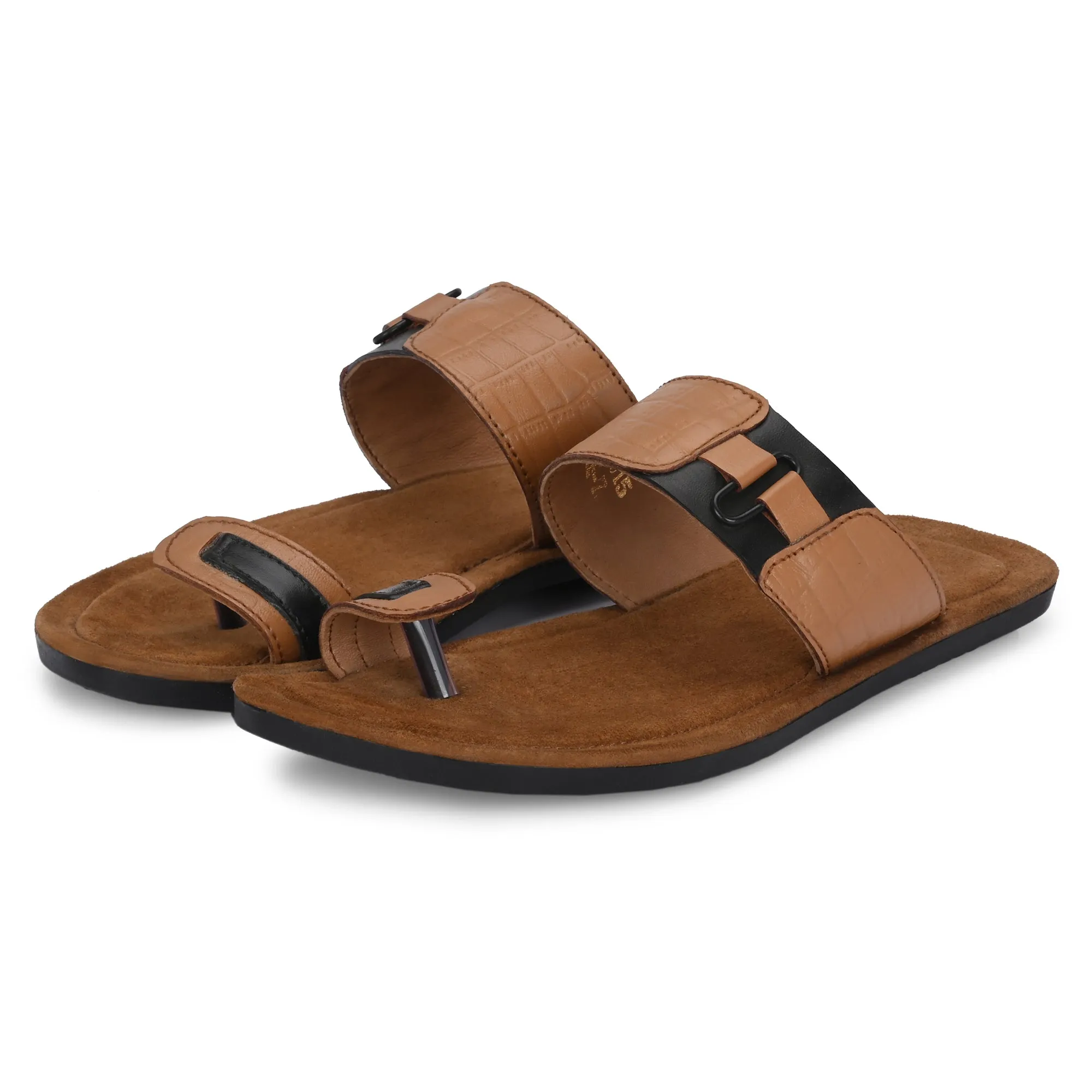 Iconic Genuine Premium Leather Slippers For Men's