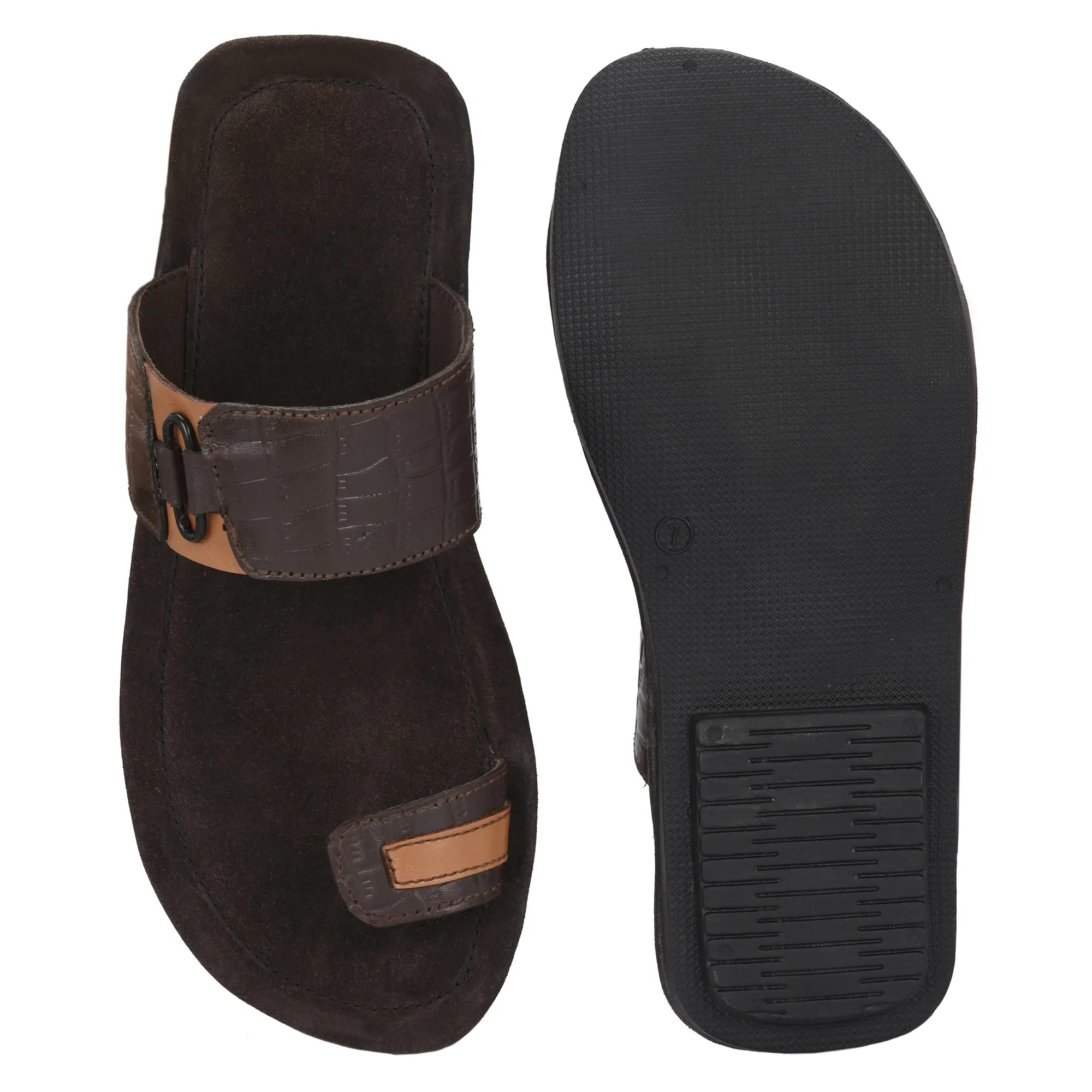Iconic Genuine Premium Leather Slippers For Men's