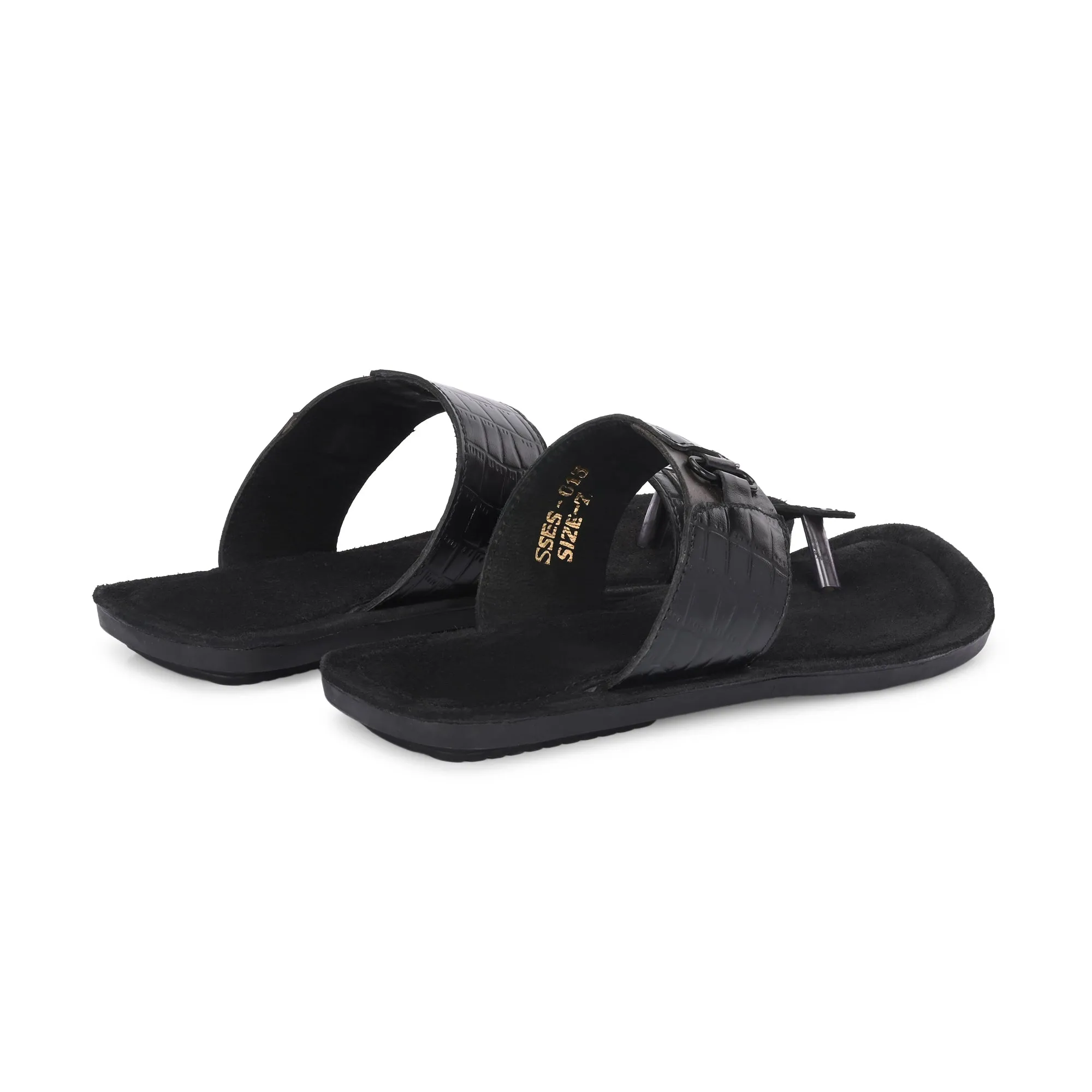 Iconic Genuine Premium Leather Slippers For Men's