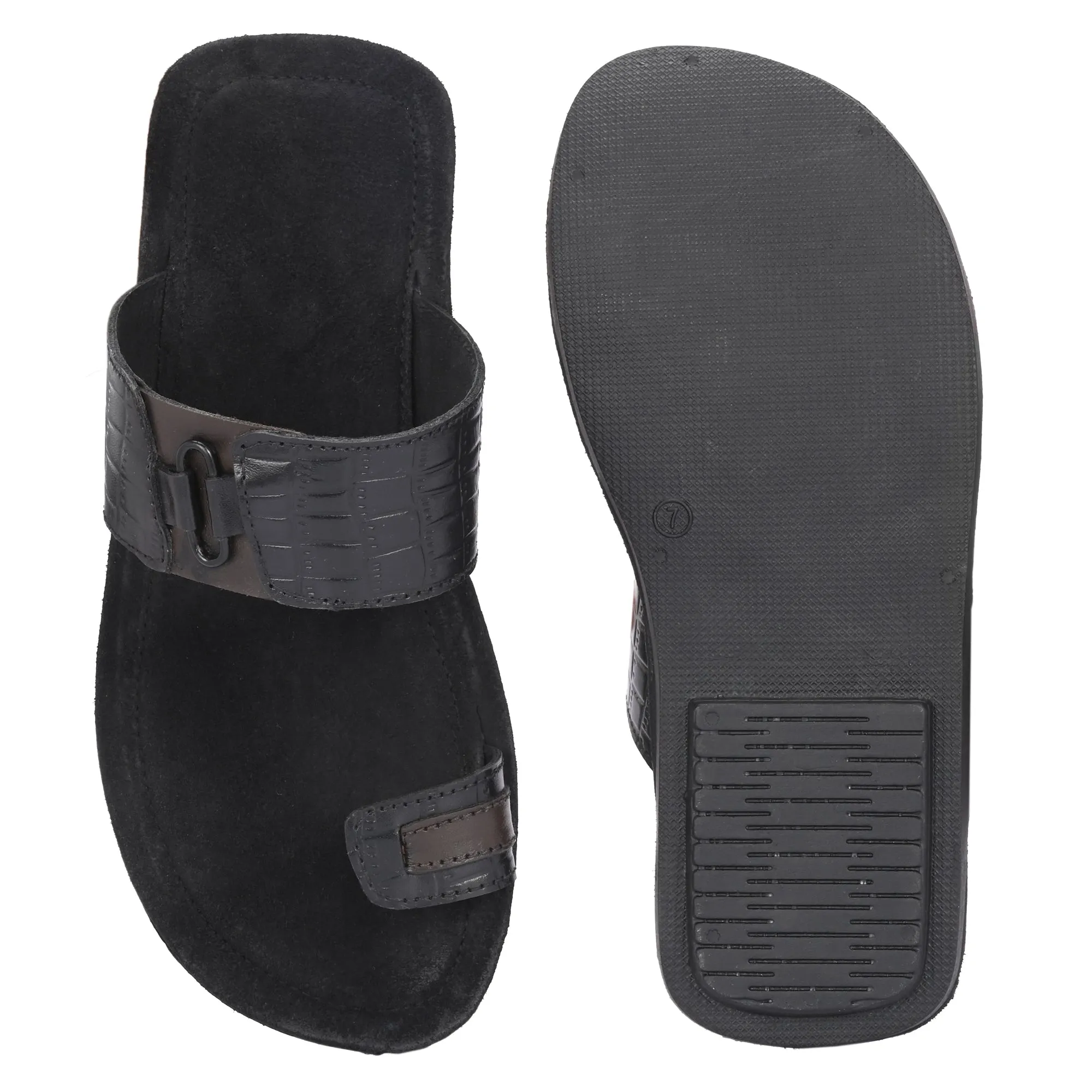 Iconic Genuine Premium Leather Slippers For Men's