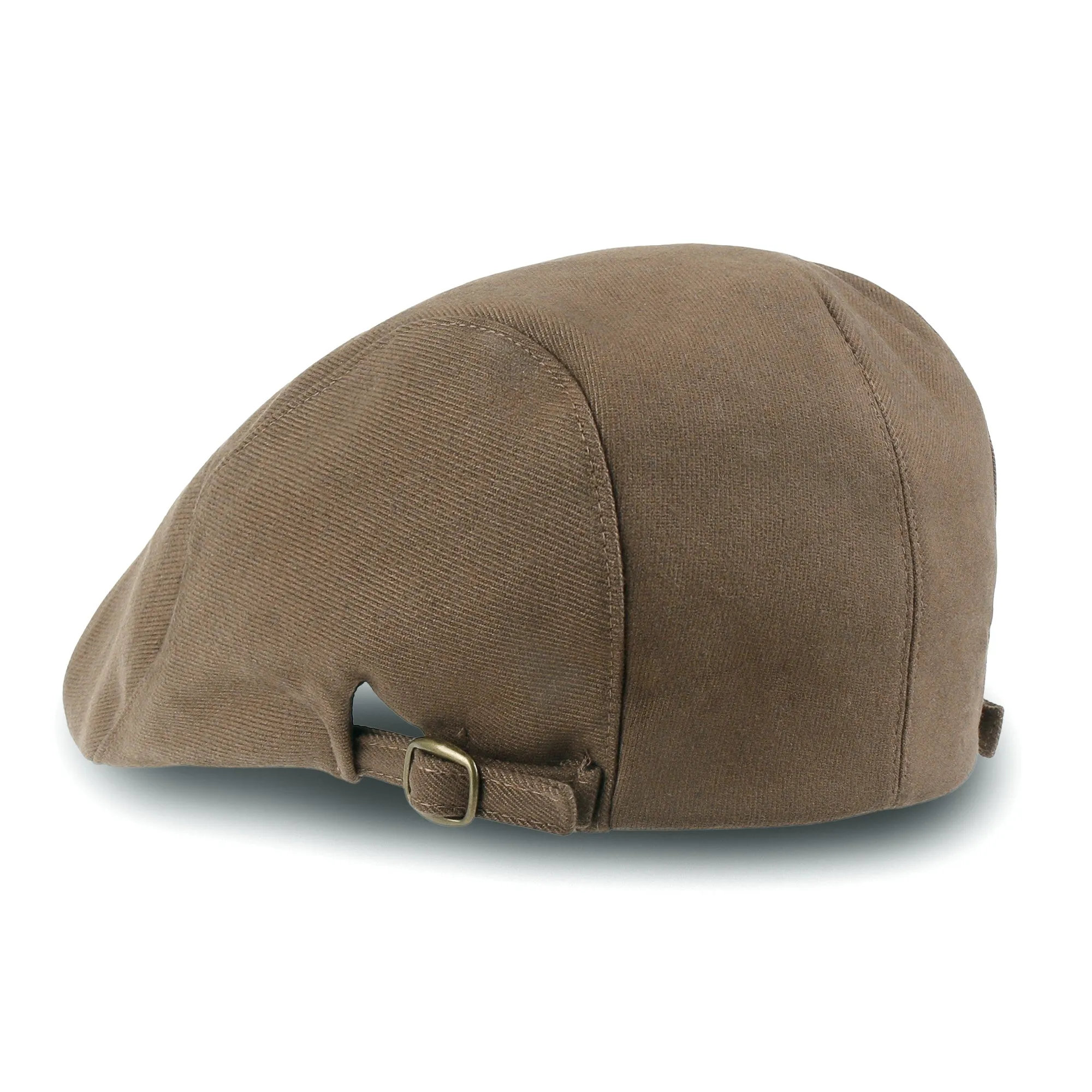 ililily Flat Cap Cabbie Hat Gatsby Ivy Irish Hunting Newsboy Stretch Fit