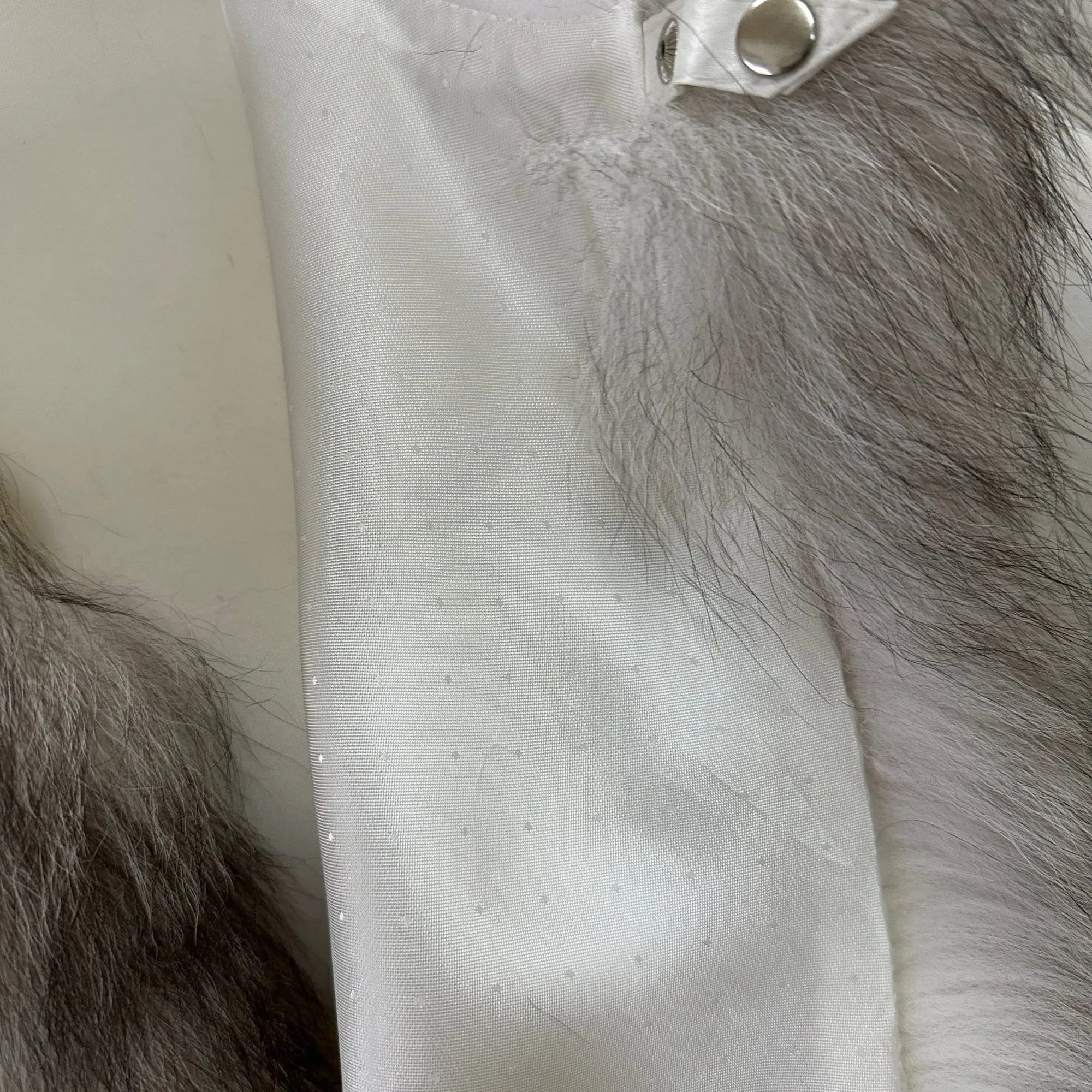 Ivory Women Winter Coat Cape Trim Fox Fur, Winter Women's Poncho Jacket lined, Warm Women's coat with a hood