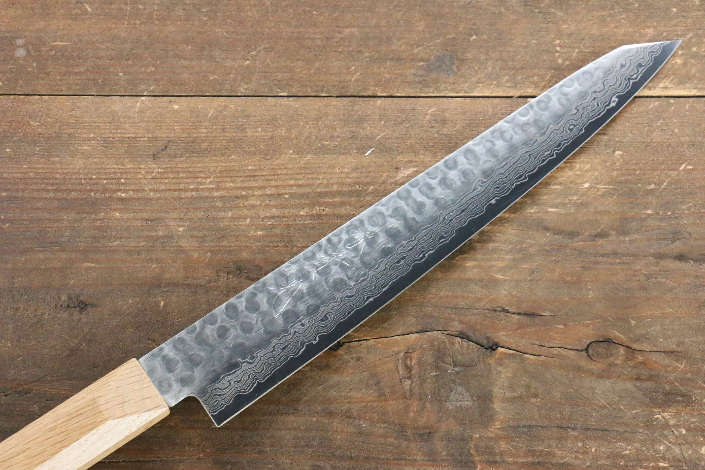 Jikko VG10 17 Layer Sujihiki  230mm Oak Handle