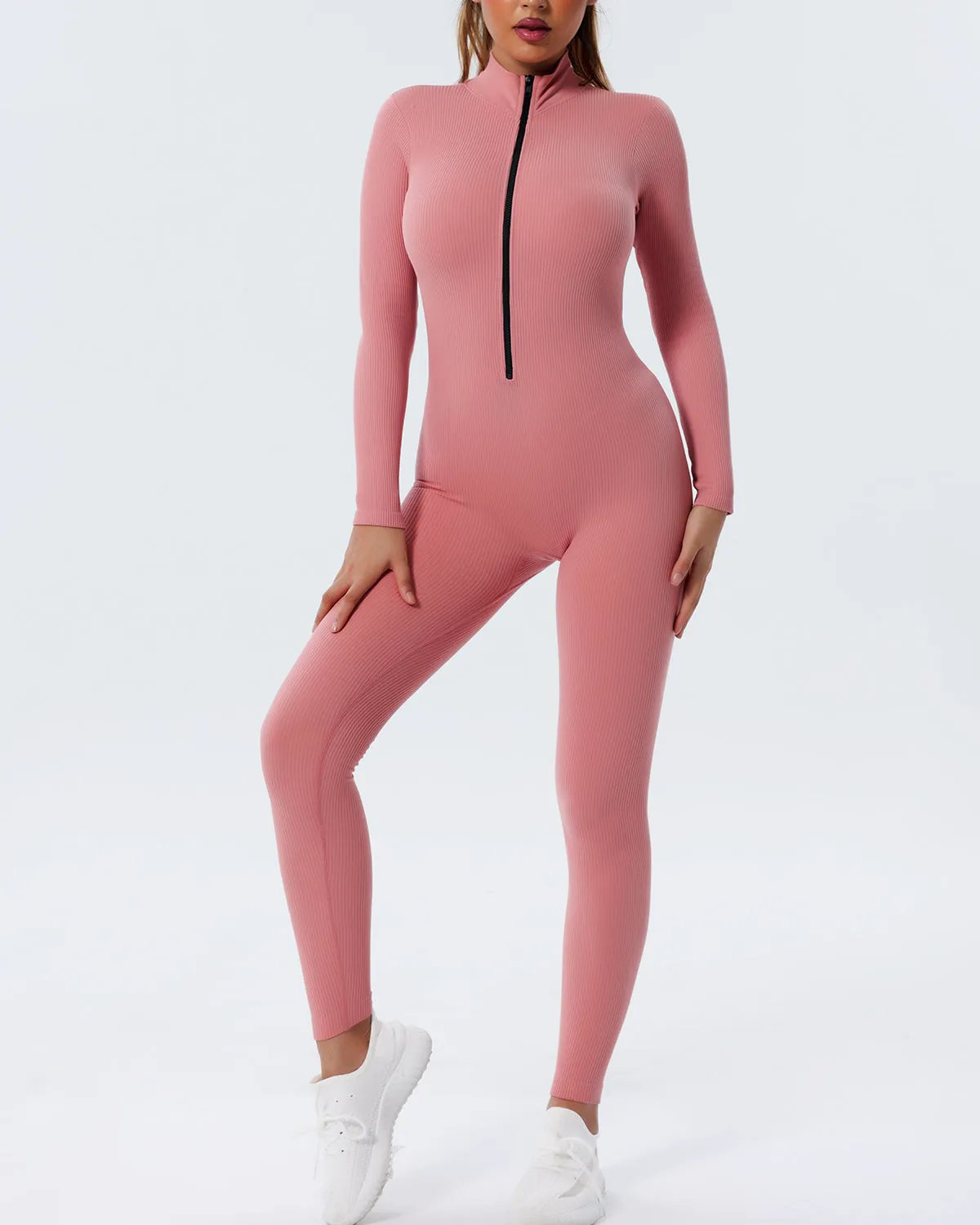 Kendra Seamless Jumpsuit - Pink