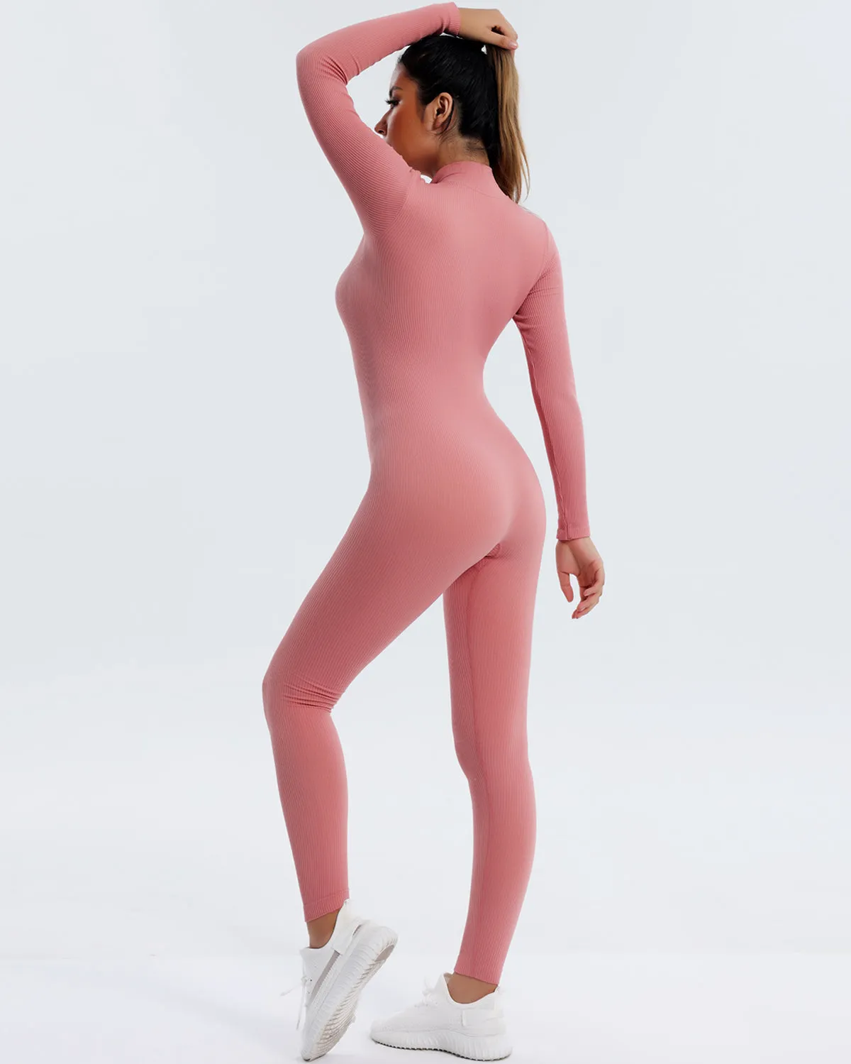 Kendra Seamless Jumpsuit - Pink