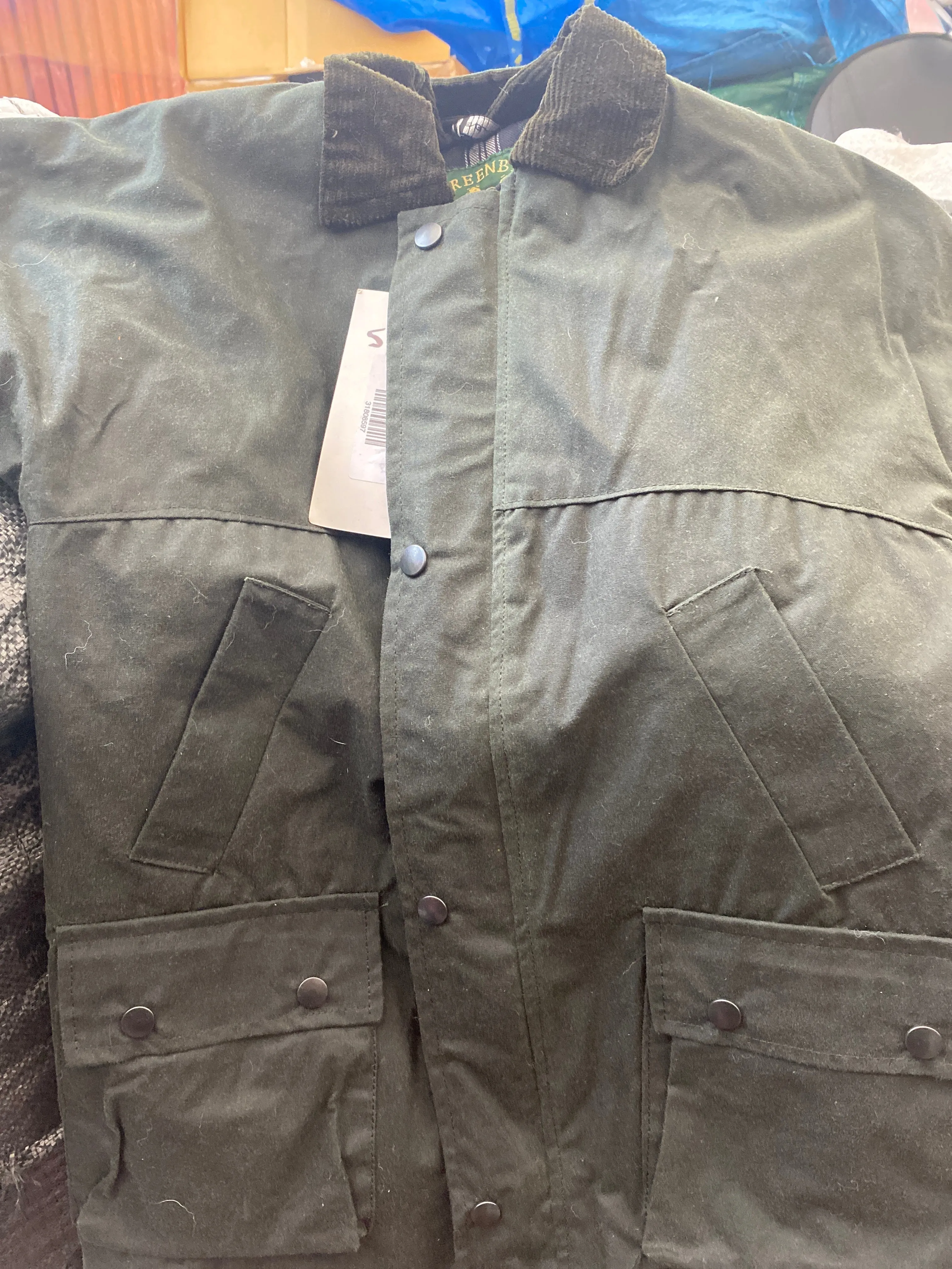 Kids Wax coats with hoods