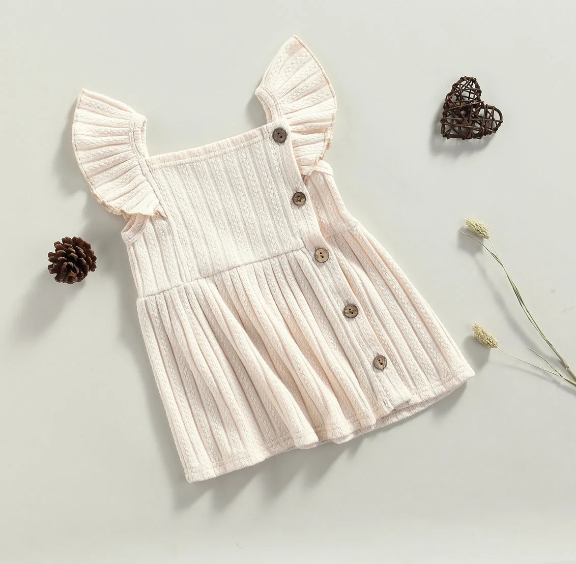 Knit Ruffles Dress