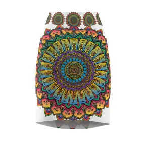 Mandala Pencil Skirt - Bohemian Chic Style