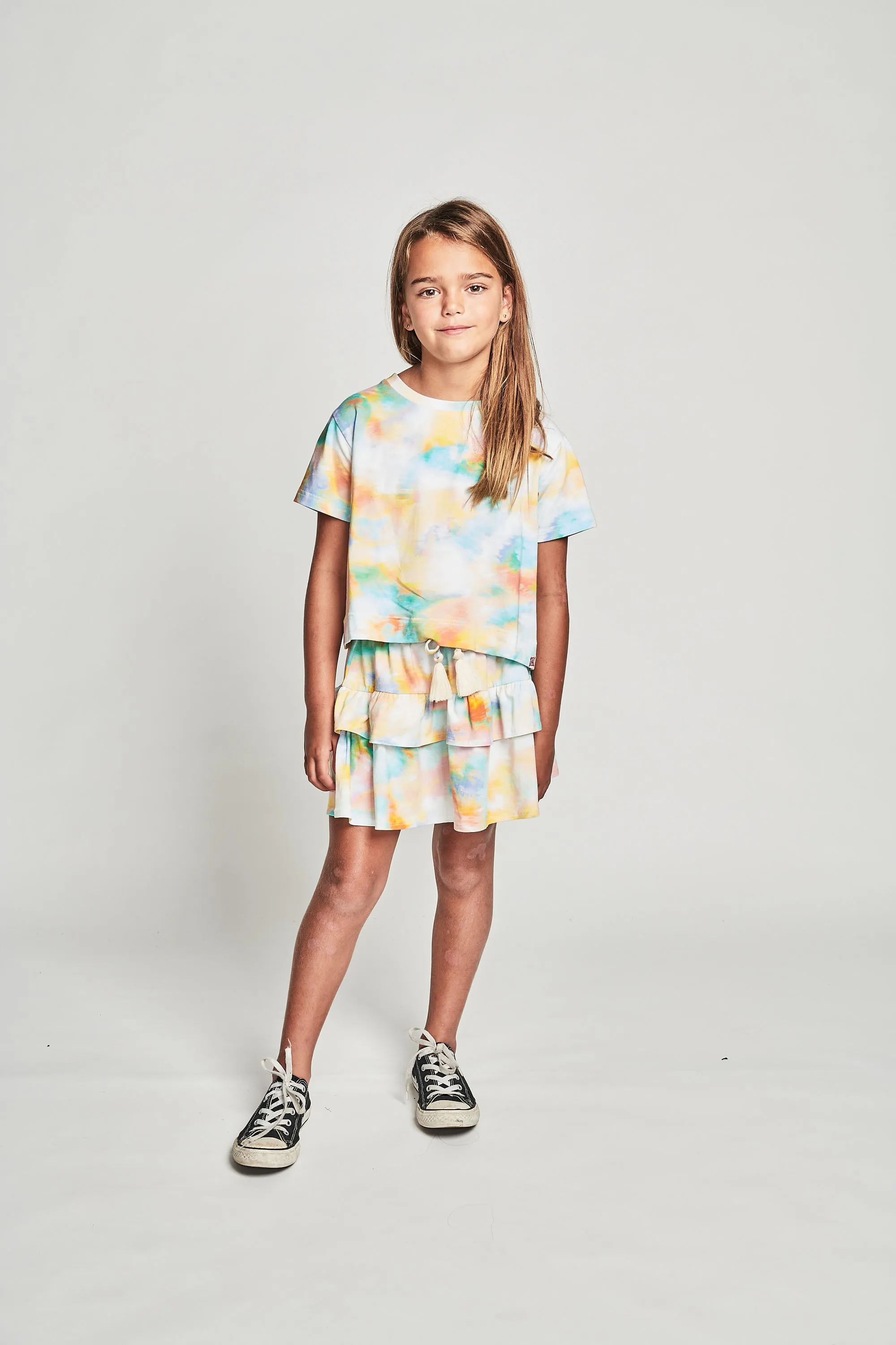 Missie Munster Colourfrill Skirt - Haze