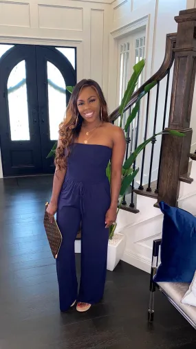 NEW Candy Girl Jumpsuit (Navy)