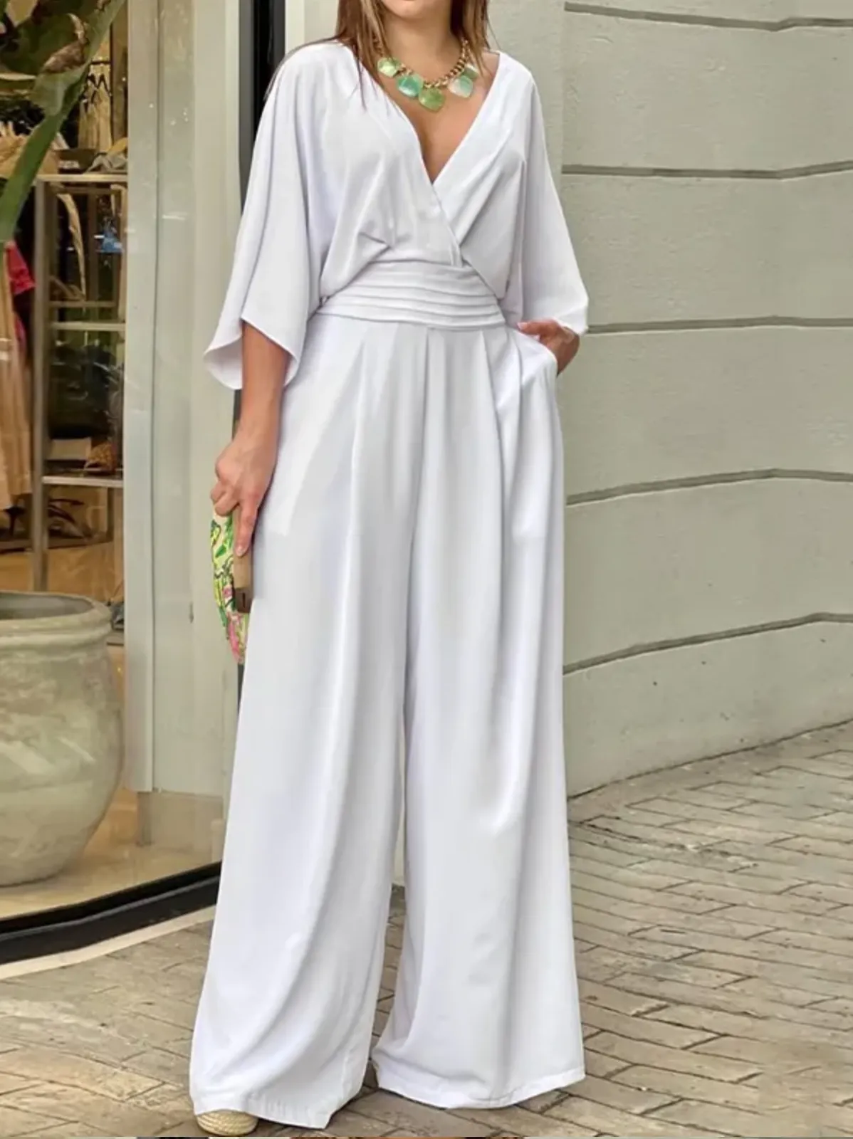 NM Jumpsuit Blanco