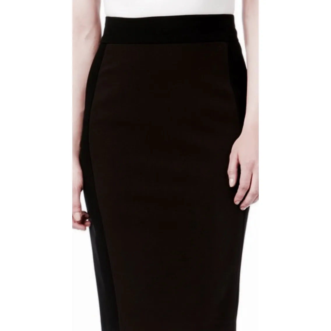 Paniz ladies ponte pencil stretch skirt ES037