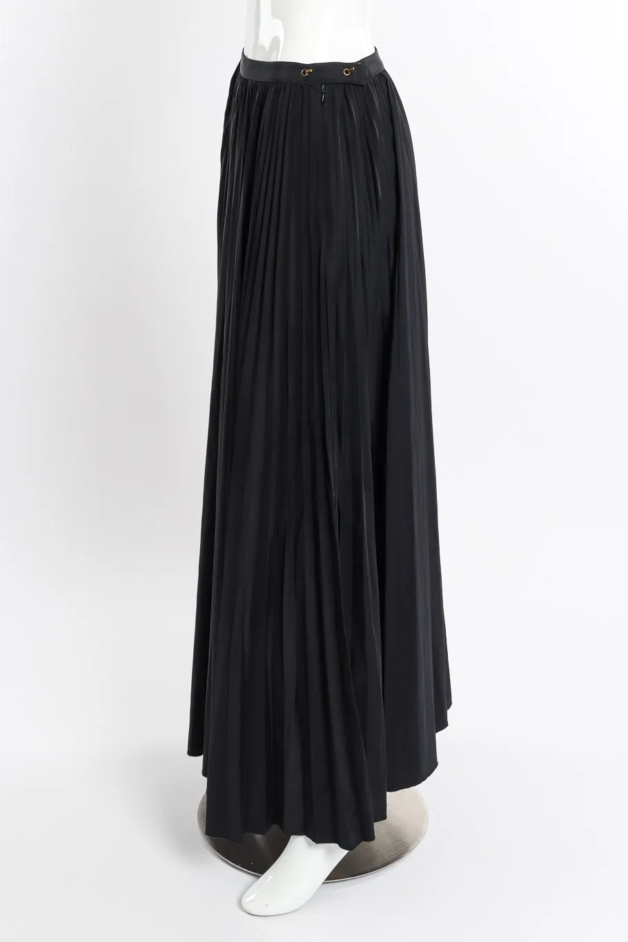 Pleated Maxi Skirt