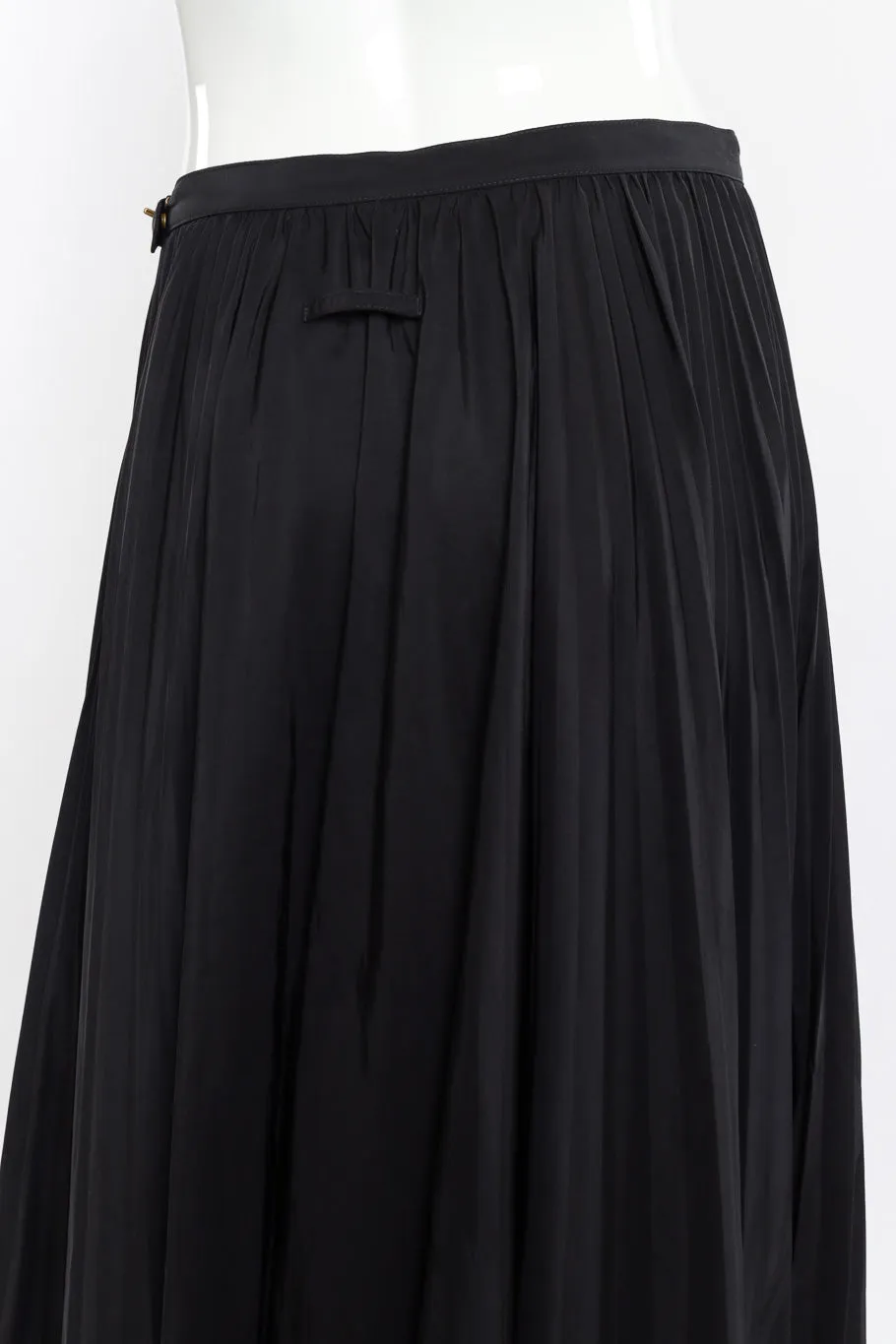 Pleated Maxi Skirt