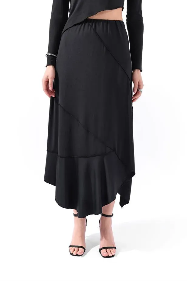 RYN Wholesale Asymmetric Skirt Black - Mandeville