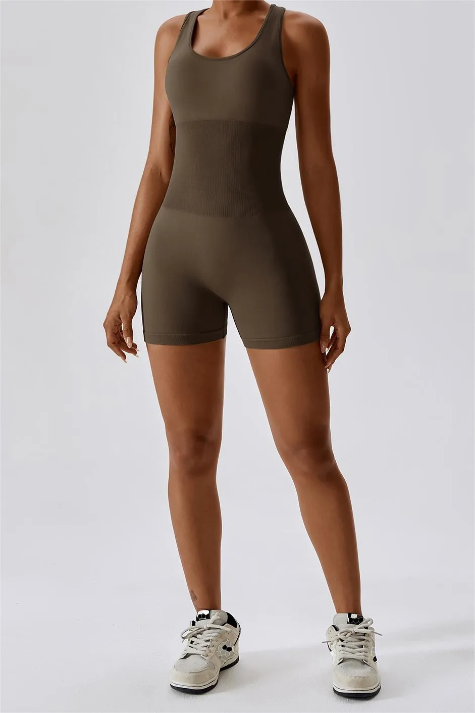 Seamless Racerback Athletic Romper