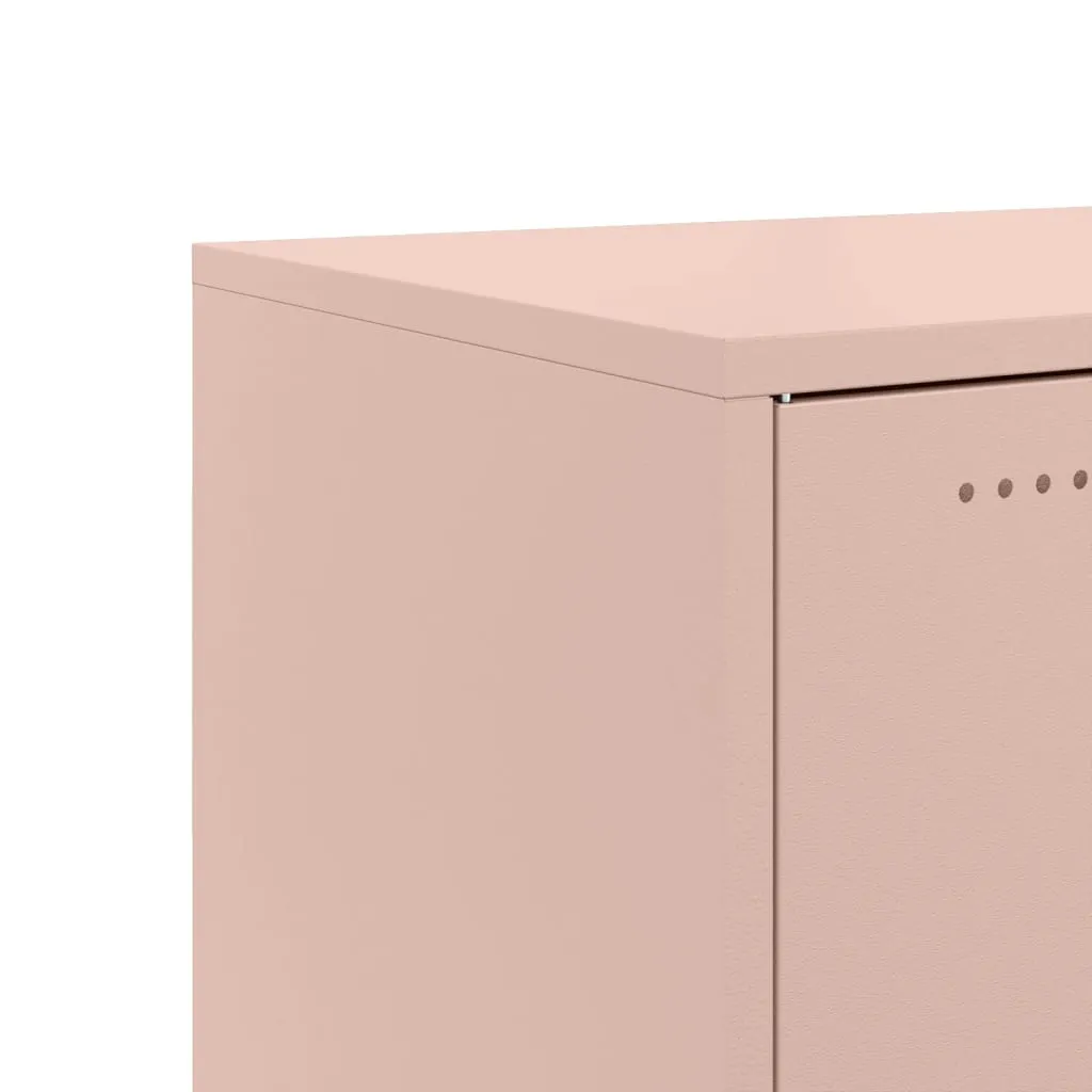 Sideboard Pink 100.5x39x72 cm Cold-rolled Steel