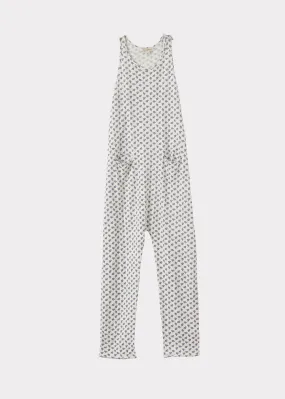 SWORDFISH JUMPSUIT - ECRU DITSY PRINT